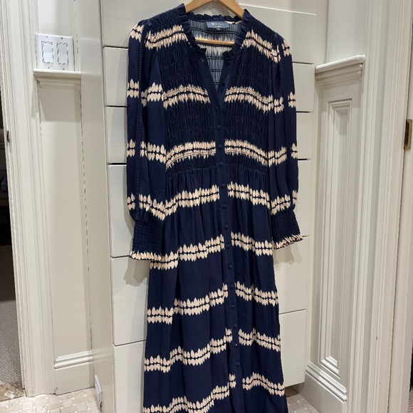 WYSE Aggie Shiburi Dress, Midnight/Ivory - Picture 1 of 3